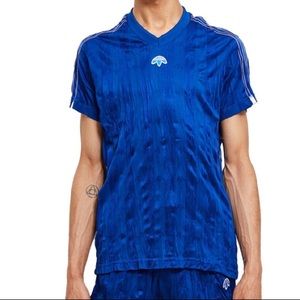 Adidas Alexander Wang Blue Soccer Jersey Medium